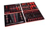 Servante d’atelier 257 outils 7 tiroirs porte latérale et tiroir vertical