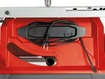 Scie circulaire sur table 2000 W lame 250 mm glissière de découpe table extensible et piètement repliable