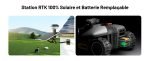 Robot tondeuse sans fil périphérique 800 m² AWD avec 4G