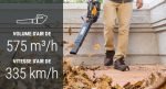Aspirateur souffleur sans fil 40 V 335 km/h sac 35 L