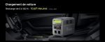 Station électrique portable 1024 Wh 1200 W batterie LiFePO4 7 sorties