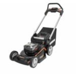Tondeuse à gazon sans fil autotractée 40 V coupe 46 cm avec 2 batteries 4 Ah