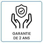 Abri de jardin en bois 6 m² avec plancher et bardeaux noirs