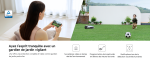 Robot tondeuse 3000 m² avec cartographie 3D et coupe bordure