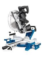 Scie à onglet radiale 2000 W lame 305 mm coupe 330×105 mm double inclinaison table -45/+45 laser