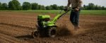 Motoculteur thermique 212 cm3 7 CV largeur 105 à 120 cm