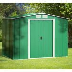 Abri de jardin en métal 9,16 m2 portes coulissantes ventilation