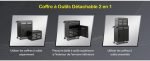 Servante d’atelier métal 5 tiroirs avec coffre amovible