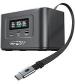 Station d’énergie solaire 400 W 256 Wh avec sortie CA