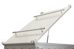 Remorque simple essieu UNITRAILER Garden Trailer 150 KIPP 150×106 capot aluminium