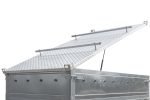 Remorque un essieu 230×125 UNITRAILER GARDEN 230 KIPP côtés BIS capot aluminium PTAC 750 kg