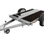 Remorque moto UNITRAILER MOTO 1 rail acier 2200×1303 mm PTAC 300–750 kg