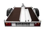 Remorque moto UNITRAILER MOTO 1 rail acier 2200×1303 mm PTAC 300–750 kg