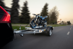 Remorque moto UNITRAILER MOTO 1 rail acier 2200×1303 mm PTAC 300–750 kg