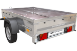 Remorque basculante 1 essieu UNITRAILER Garden Trailer 201 Kipp 200×125 cm 750 kg