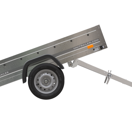 Remorque basculante 1 essieu UNITRAILER Garden Trailer 201 Kipp 200×125 cm 750 kg