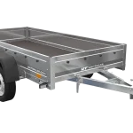 Remorque à deux essieux UNITRAILER Garden Trailer 264/2 Kipp 264×125 basculante 750 kg non freinée