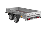 Remorque à deux essieux UNITRAILER Garden Trailer 264/2 Kipp 264×125 basculante 750 kg non freinée