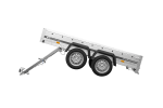 Remorque à deux essieux UNITRAILER Garden Trailer 264/2 Kipp 264×125 basculante 750 kg non freinée