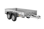 Remorque à deux essieux UNITRAILER Garden Trailer 264/2 Kipp 264×125 basculante 750 kg non freinée