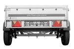 Remorque à un essieu sur ressorts 200×125 UNITRAILER GARDEN 201/R KIPP PTAC 750 kg
