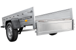 Remorque à un essieu sur ressorts 200×125 UNITRAILER GARDEN 201/R KIPP PTAC 750 kg