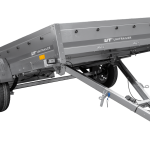 Remorque à un essieu 264×150 UNITRAILER GARDEN 265/R KIPP suspension à ressorts PTAC 750 kg