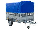 Remorque bâchée d’occasion basculante UNITRAILER Garden Trailer 230 Kipp 2304 x 1256 mm PTAC 750 kg