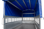 Remorque bâchée d’occasion basculante UNITRAILER Garden Trailer 230 Kipp 2304 x 1256 mm PTAC 750 kg