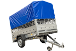 Remorque bâchée d’occasion basculante UNITRAILER Garden Trailer 230 Kipp 2304 x 1256 mm PTAC 750 kg