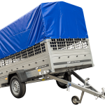 Remorque bâchée d’occasion basculante UNITRAILER Garden Trailer 230 Kipp 2304 x 1256 mm PTAC 750 kg