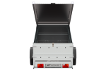 UNITRAILER Garden Trailer 264 KIPP 264×125 cm basculante avec ridelles BIS et couvercle aluminium