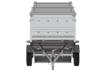 UNITRAILER Garden Trailer 264 KIPP 264×125 cm basculante avec ridelles BIS et couvercle aluminium