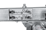 Remorque moto UNITRAILER RIDER 1 2256×1110 mm, PTAC 350–450 kg, rail acier, non freinée