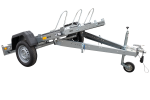 Remorque moto basculante UNITRAILER Moto 3 – PTAC 750 kg – 3 rails – 220 x 155,2 cm