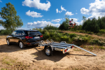 Remorque moto basculante UNITRAILER Moto 3 – PTAC 750 kg – 3 rails – 220 x 155,2 cm