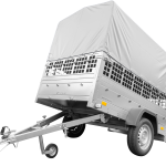 Remorque permis B basculante UNITRAILER Garden Trailer 201 Kipp 2006 x 1256 mm PTAC 750 kg
