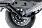 Remorque UNITRAILER GARDEN 264/R KIPP 264×125 suspension à ressorts PTAC 750 kg