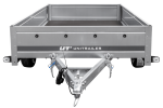 Remorque UNITRAILER GARDEN 264/R KIPP 264×125 suspension à ressorts PTAC 750 kg