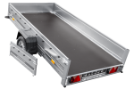 Remorque UNITRAILER GARDEN 264/R KIPP 264×125 suspension à ressorts PTAC 750 kg
