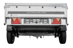 Remorque UNITRAILER GARDEN 264/R KIPP 264×125 suspension à ressorts PTAC 750 kg