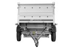 Remorque un essieu 230×125 UNITRAILER GARDEN 230 KIPP côtés BIS capot aluminium PTAC 750 kg