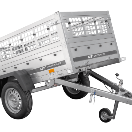Remorque basculante UNITRAILER Garden Trailer 200 KIPP 200,6×106,3 cm PTAC 750 kg