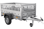 Remorque basculante UNITRAILER Garden Trailer 200 KIPP 200,6×106,3 cm PTAC 750 kg