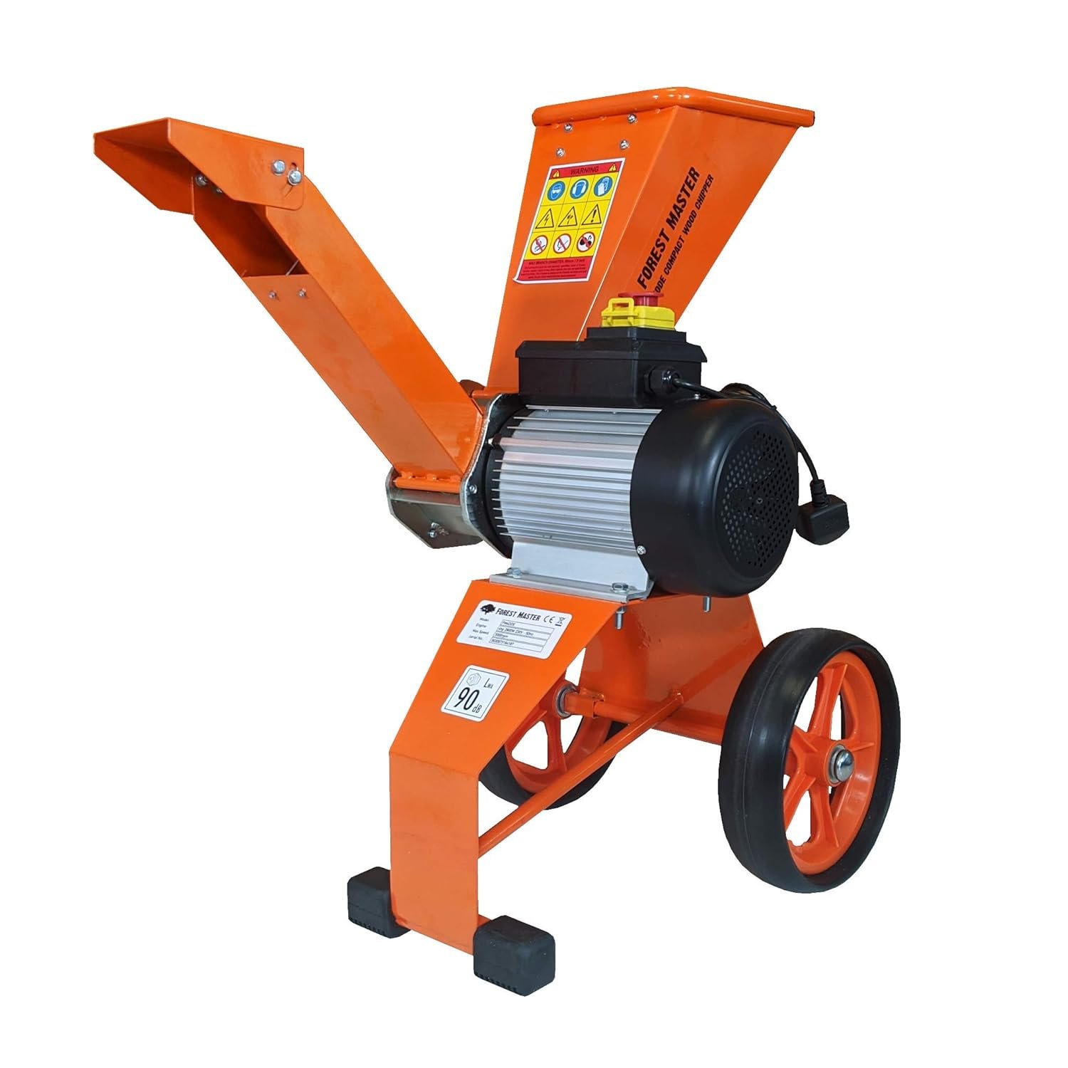 Forest Master FM4DDE 2800 W 4 PS 50 mm elektrischer Pflanzenhäcksler