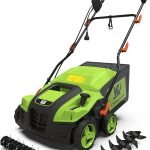 Scarificateur électrique 40,6 cm avec sac de collecte et réglage 5 positions