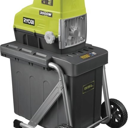 Broyeur de végétaux électrique 3000 W 45 mm