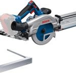 Scie circulaire sans fil 18 V 57 mm avec butée longitudinale et rail de guidage 440 mm