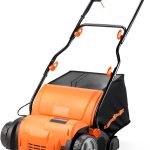 Scarificateur électrique 1350 W 33 cm 2 en 1 avec sac de collecte 40 L