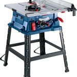 Scie circulaire de table filaire 1800 W 230 V table acier extension 265 mm